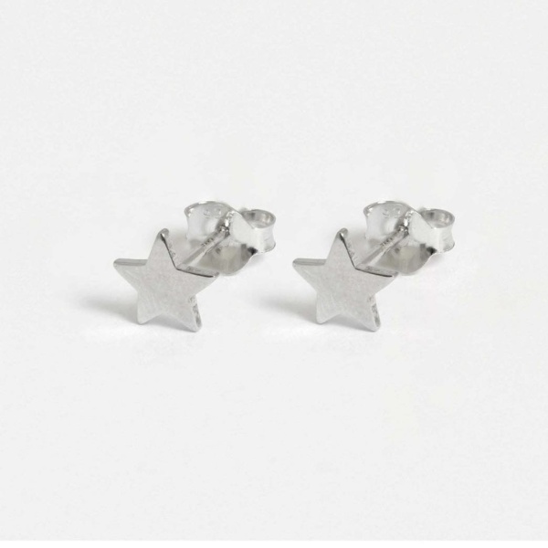 Sterling Silver Star Studs